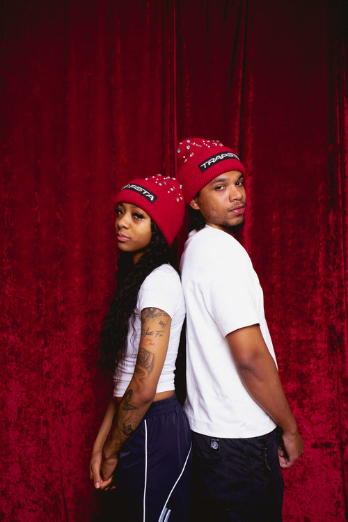 Red Beanie Trapsta