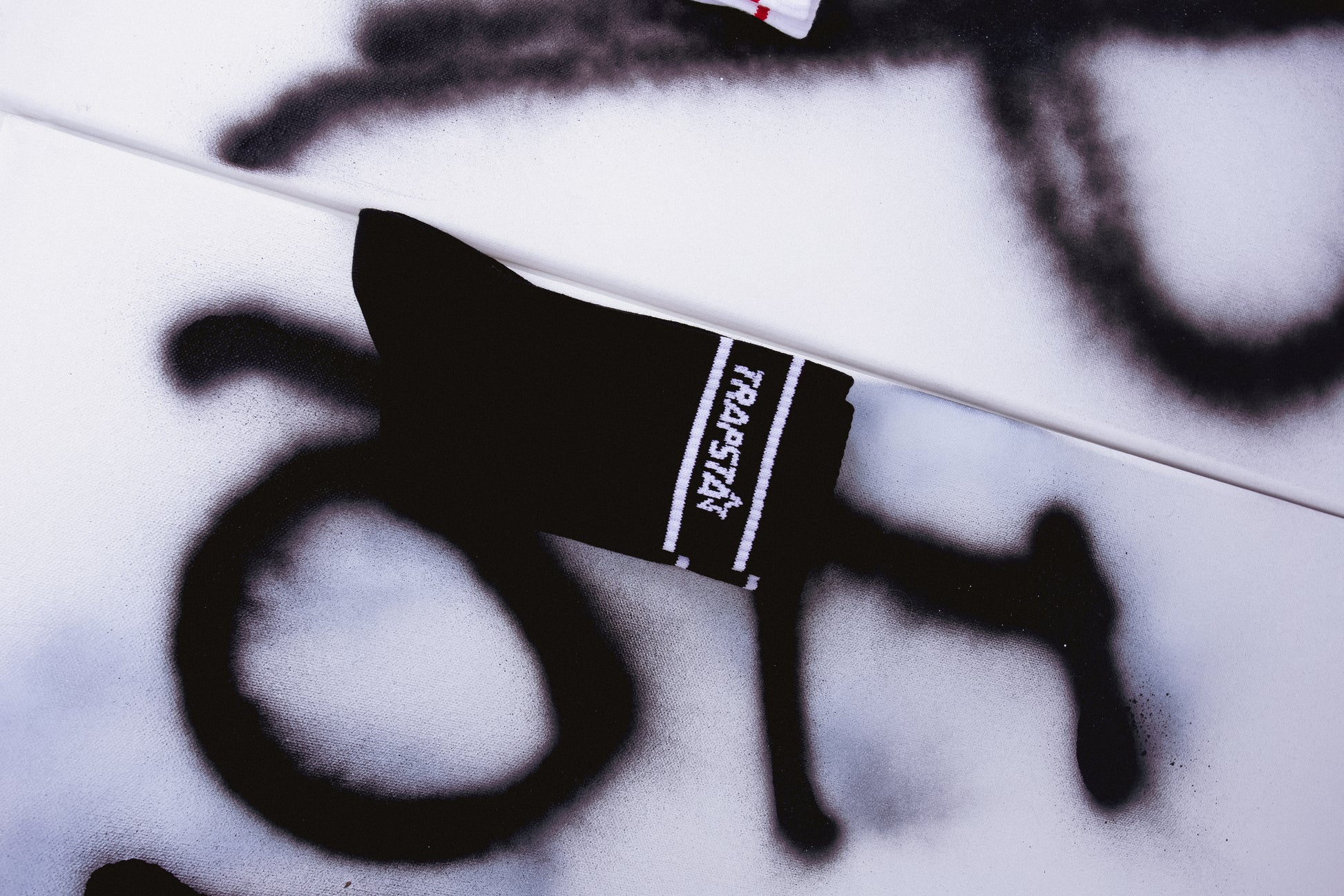 Trapsta Sock Black/White