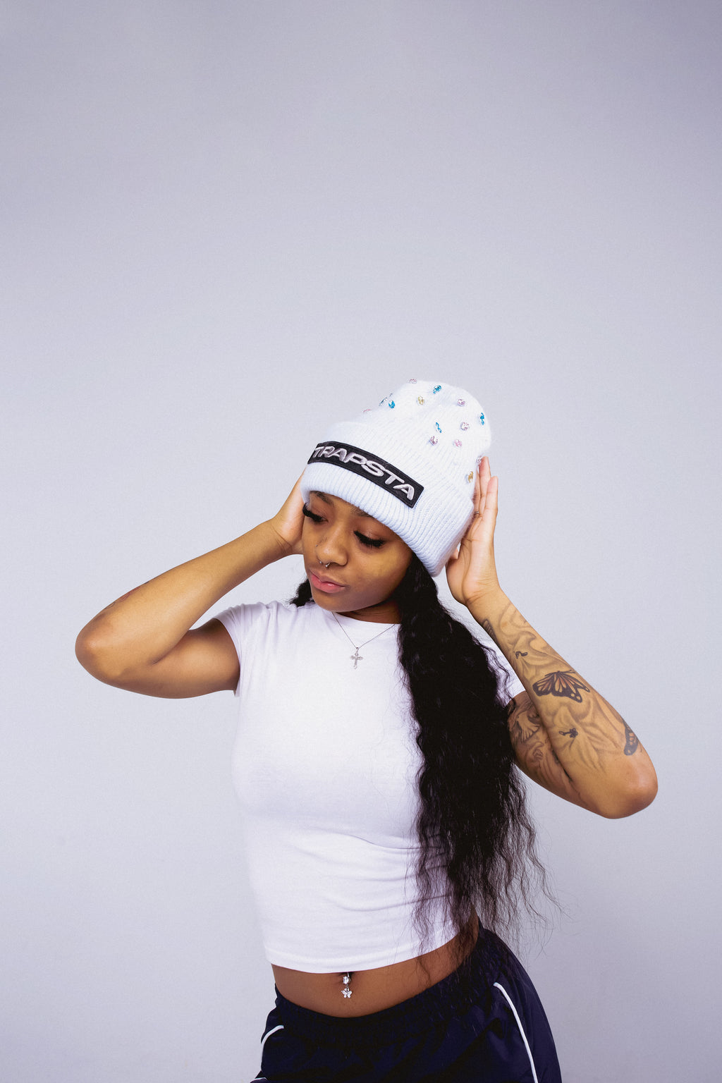 Baby blue Beanie Trapsta